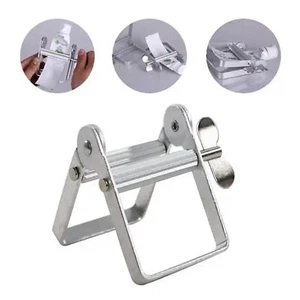 Toothpaste Tube Squeezer Manual Aluminum Alloy Oil Paint Extruder Tube Roller - Picture 1 of 12
