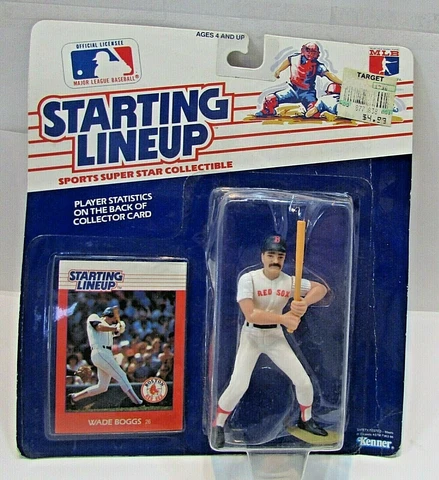 New 1988 Wade Boggs Kenner Starting Lineup MLB Baseball Action Figure FREE S/H Cover