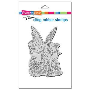 Stampendous Retired Cling Rubber Stamp: Fairy Tiptoe CRP366 Cardmaking - Bild 1 von 2