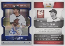 2014 Elite Extra Edition Status Blue Die-Cuts Signatures /50 Trace Loehr Auto