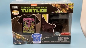 TMNT Shredder Funko POP! AND Tee DIAMOND Target Exclusive T Shirt XL Sealed New - Picture 1 of 7