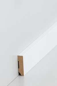 Sockelleiste Oberkante rechteckig 250 cm MDF-Kern Fußleiste Fußbodenleiste - Bild 1 von 5