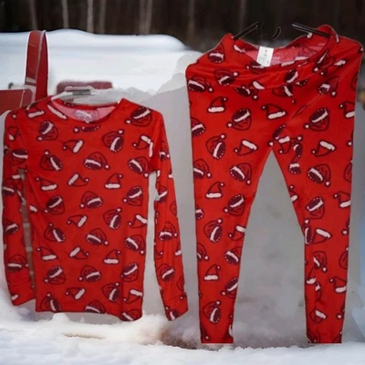 CAT & JACK TEEN GIRLS CHRISTMAS PJS OUTFIT SIZE 14 NEW W/TAGS - Image 1 of 2