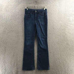 Seven7 Flared Jeans Womens 6 (actual 30x30) Blue Denim Cotton Blend Mid Rise Zip - Picture 1 of 20