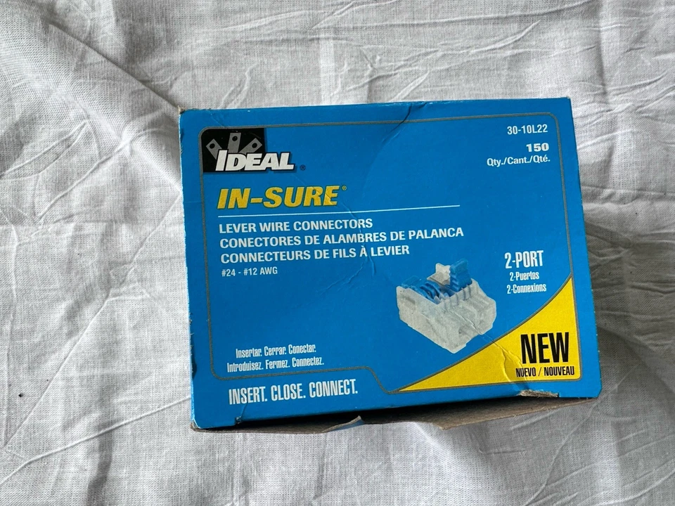 Cable de palanca de 2 puertos Ideal 30-10L22 In-Sure Conn. 150/CAJA NUEVO Foto 1 de 1