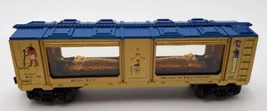 LIONEL KING TUT MUSEUM DISPLAY MINT TRANSPORT CAR W/ GOLD MUMMY COFFINS 6-19669! - Picture 1 of 1