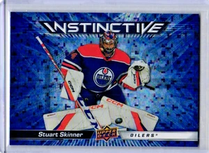 2023-24 Upper Deck Series 2 Sparkle Instinctive Stuart Skinner IN-8  Oilers - Picture 1 of 2