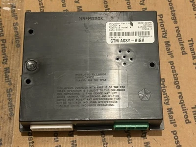 56021223AB  1997 Dodge Dakota  PL PW 4WD Automatic Body Control Module BCM CTM - Image 1 of 4