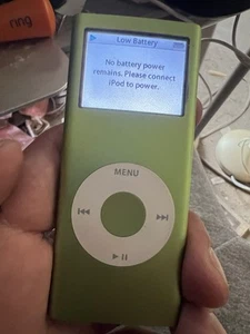 Apple 4GB iPod Nano - 2nd Generation - Green - A1199 - NEEDS BATTERY - Picture 1 of 4