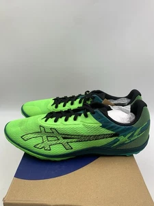NUEVOS ASICS Resurgence XC "Green Gecko" Picos de Atletismo | 11 US Hombres - Imagen 1 de 17