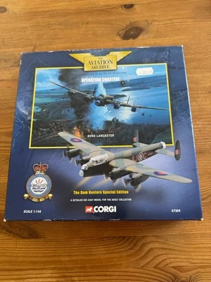 CORGI Aviation “Tha Dam Busters Special Edition” AVRO LANCASTER AVRO 1:144 Scale - image 1 of 4
