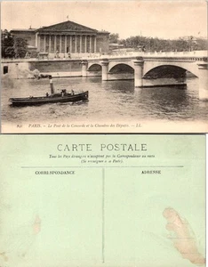 Postal de colección - PARÍS - Le Pont de la Concorde et la Chambre des Deputes. LL. - Imagen 1 de 1