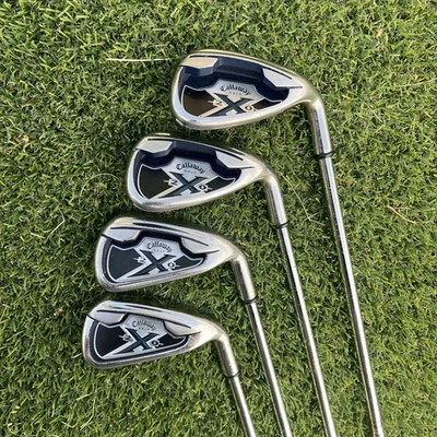2007 Callaway X-20 Tour Iron 4 Club Set 4, 6, 8, 9 Uniflex Steel Shaft Good Grip - Image 1 of 4