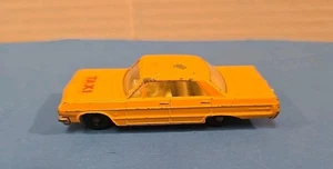 Vintage Matchbox Lesney Series No. 20 Chevrolet Impala Yellow Taxi - Picture 1 of 5