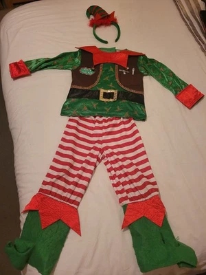 Children's Elf Fancy Dress Costume 3-4yrs - Image 1 of 4