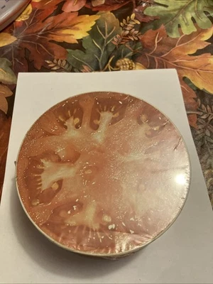 Vintage 1973 Appeteasers Tomato Springbok 7" Mini Round Puzzle NEW SEALED - Image 1 of 4