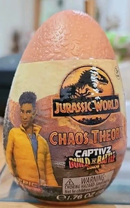 Oeuf de dinosaures Jurassic Park 30ème anniversaire Captivz Build N’ Battle - Photo 1/3