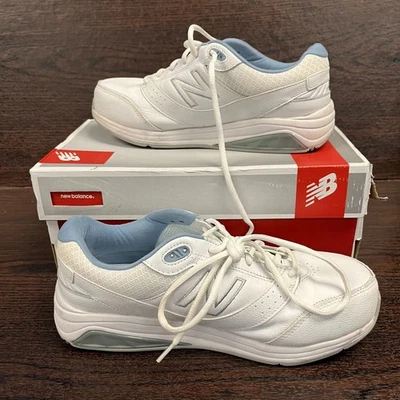 Zapato para mujer New Balance WW928WB3 talla 9,5 cuero blanco 4E XX-ancho caminar Foto 1 de 4