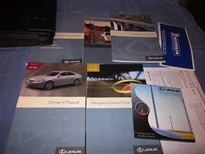 2007 LEXUS ES 350 OWNERS MANUAL OWNER'S ES350 SET + NAV - Imagen 1 de 1