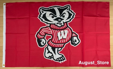 University of Wisconsin Badgers 3x5 ft Flag NCAA Cover