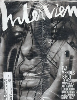 Interview Magazine August 2008 Eva Mendes Jon Hamm The Raconteurs NIP SEALED Foto 1 de 2