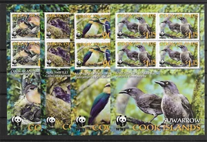 Isole Cook @ 2005 WWF-Warbler-Birds S/S MNH bel prezzo @Au.535 - Foto 1 di 1