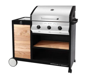 FONTANA FORNI BBQ a gas MERIDIAN WOODY - Imagen 1 de 1