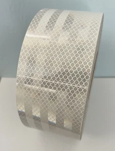 3M 3930 Foglio Riflettente Prismatico Alta Intensità Grado Bianco 3" per iarda - Foto 1 di 2