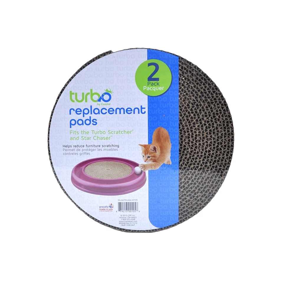 Bergan Turbo Scratcher Refill – 2 Pads per Pack - Image 1 of 4
