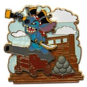 Disney Pin 46472 Pirates of the Caribbean Legend of the Golden Stitch Cannon LR - Picture 1 of 1