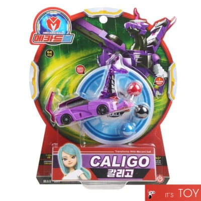 Mecard Ball CALIGO Purple Unicorn Transforming Robot Mecanimal Bead Car 2021 - Image 1 of 4