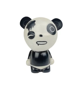 Hi Panda Shirtflag schwarz & weiß 3 3/8" Figur von Jiji - Bild 1 von 5
