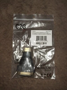 DVI Female to HDMI Male Inline Adapter - Picture 1 of 3