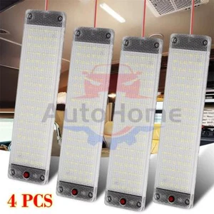 4 Pcs 12V LED RV Ceiling Dome Light LED Interior Lighting for Trailer Camper RV - Picture 1 of 12