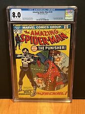 AMAZING SPIDER-MAN #129 (1974) CGC 8.0 OW / WHITE PAGES  1ST PUNISHER!
