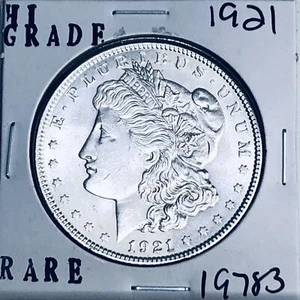 1921 MORGAN SILVER DOLLAR HI GRADE GENUINE U.S. MINT RARE COIN 19783 - Picture 1 of 3