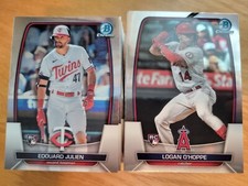 2023 Bowman Chrome Baseball - Base Singles 1-100