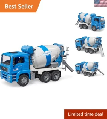 Durable Construction Truck Toy: MAN TGA Concrete Mixer with Hand Crank - Image 1 of 4