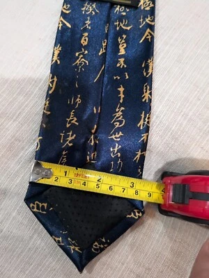 Corbata larga Kai hecha a mano 100 % seda comprada en China Foto 1 de 4