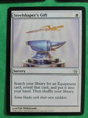 MTG Steelshaper's Gift Fifth Dawn Magic the Gathering - Image 1 of 2