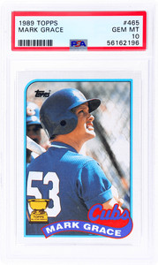 1989 Topps #465 Mark Grace PSA 10