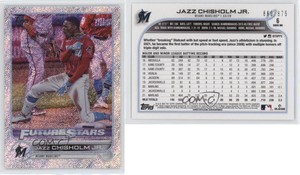 2022 Topps Series 1 Future Stars Retail Foilboard /875 Jazz Chisholm Jr #6