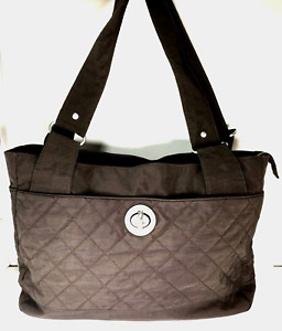 Baggallini Extra Large Brown Quilted Tote Bag