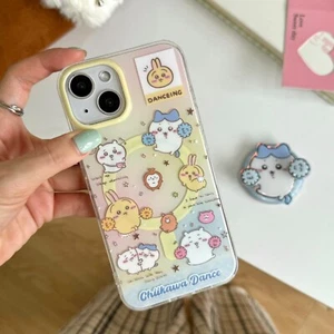 Chiikawa Dance Mag Safe Holder+Case Cover For iPhone 17 Pro Max 16 15 14 13 Pro - Afbeelding 1 van 8