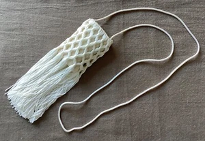Vintage Rare EMMA HOPE Small Fringed Cross Body Purse Pouch - Picture 1 of 11