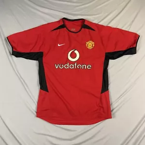 Maglia manica corta Manchester United 2002 - 2004 Home Nike Beckham taglia small - Foto 1 di 20