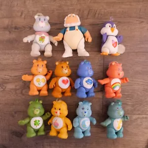 Vtg. 80s Care Bears Lot of 11 Poseable Figures Kenner Grams Cloud keeper Cozy .. - Picture 1 of 7