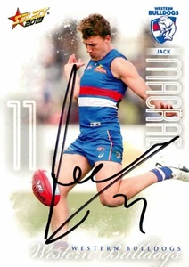 ✺Signed✺ 2019 WESTERN BULLDOGS AFL Card JACK MACRAE - Bild 1 von 3