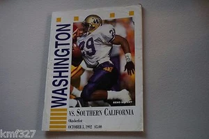 1992 October 3 ~ WASHINGTON VS. USC ~ PROGRAM Oktoberfest - Picture 1 of 3