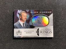 2019-20 UPPER DECK BLACK DIAMOND ROB BLAKE 2014 HALL OF FAME RINGS SILVER #HR-RB